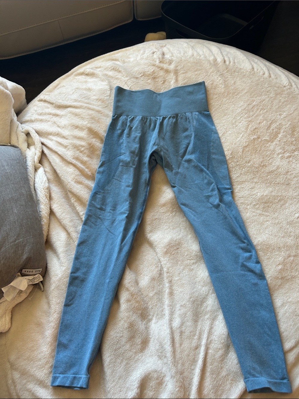 NVGTN High-Waist Steel Blue Leggings